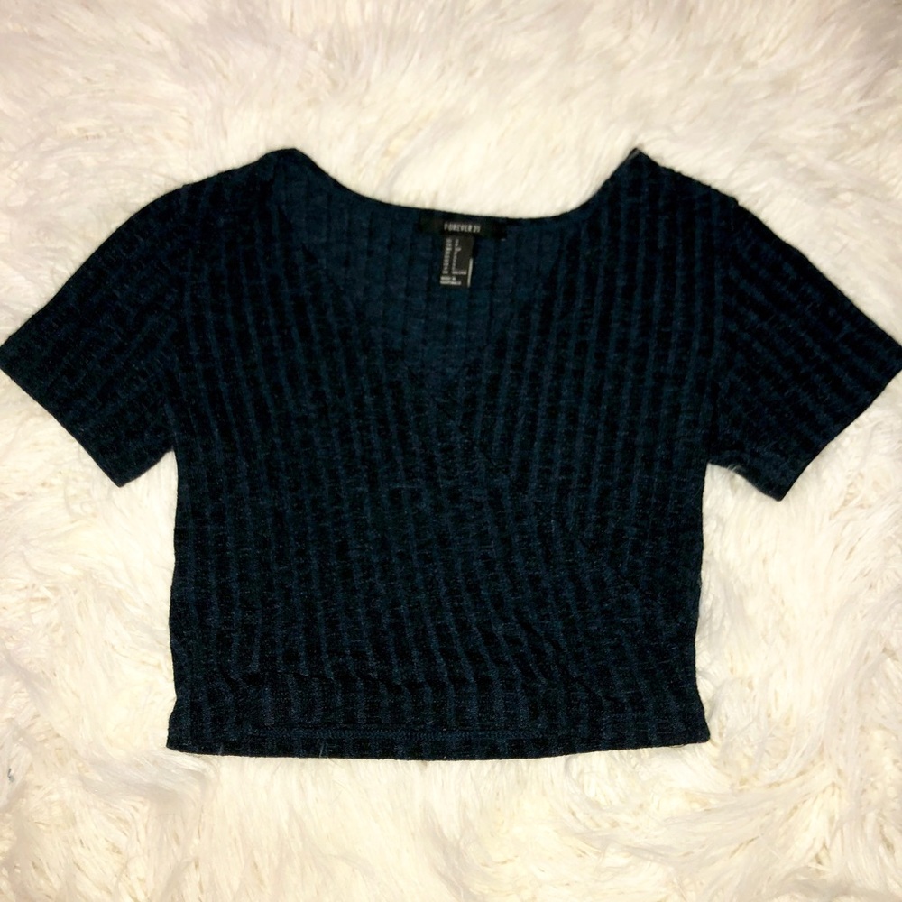 Wrap Crop Top - Picture 2 of 4